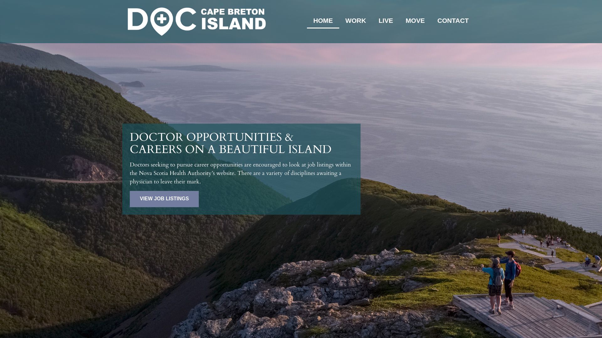 Screenshot of Doctors Cape Breton